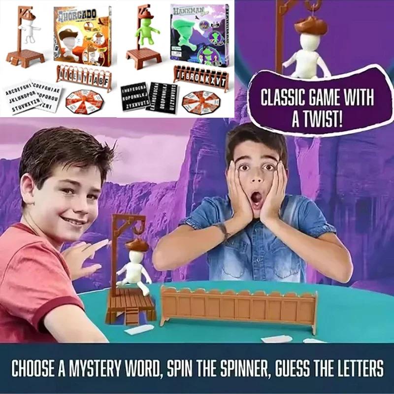 Lustiges magnetisches Galgenmännchen Mystery-Wortspiel 2-Personen-Herausforderungsspiel Magnetisches *&Galgenmännchen Mystery Familien^ Sammelspiel Spielzeug# Weihnachten