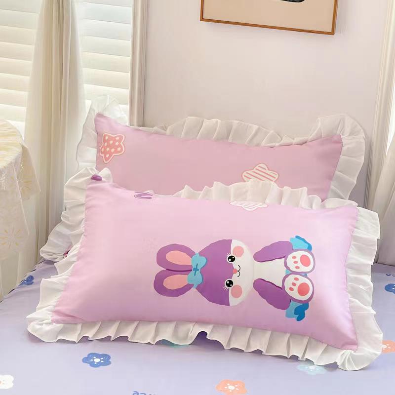 

Хлопковая наволочка, пара кружевных наволочек для дома, спальни, 48х74 см, большая 48*72cm