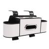 Car Back Seat Organizer with Cup Holder Tissue Dispenser Hooks Multifunctional Seat Back Storage Box for SUV Truck
