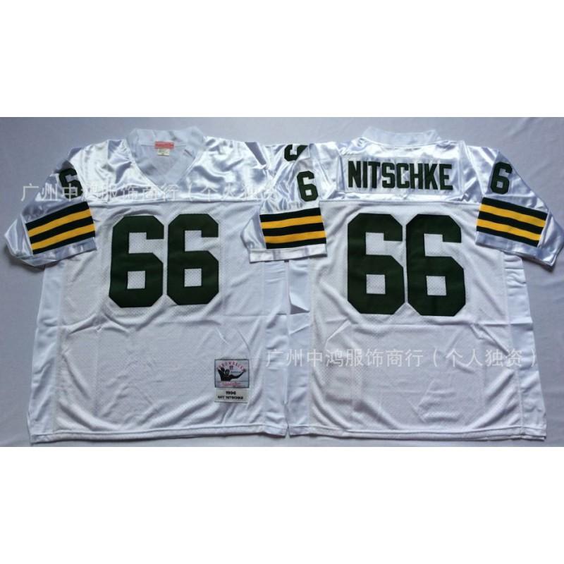 Vintage Green Bay Packers NFL Football Jersey Short Sleeve Retro Style Embroidered Team Apparel
