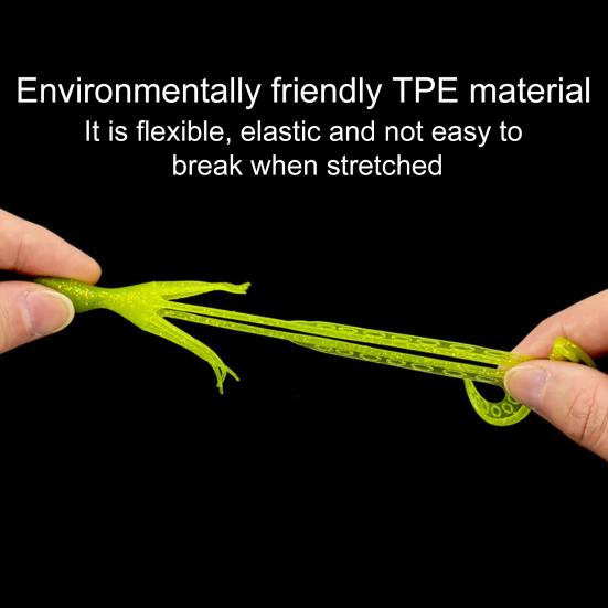 10Pcs 11CM/4.2G Luminous Soft Octopus Bait Colorful TPE Glow-in-the-dark Realistic Bionic Artificial Squid Lure Saltwater Freshwater Trolling