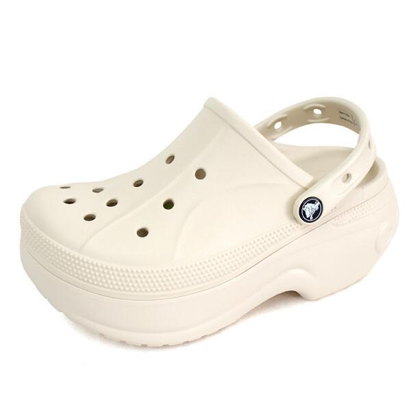 CrocS Bella ClogS Women S Platform SlipperS Winter White 210062 11S