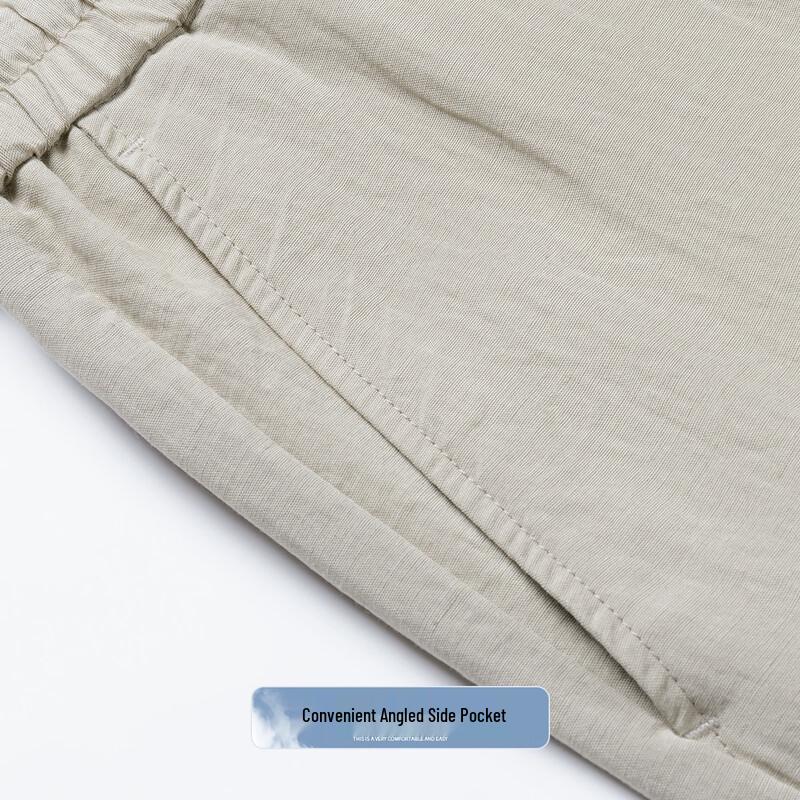 Kaiser Men's Tencel & Linen Blend Lightweight Summer Casual Trousers