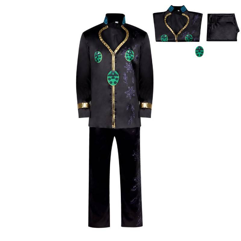 Kostým Giorno Giovanna z Jojo's Bizarre Adventure pro muže z polyesterové látky pro anime cosplay a vystoupení