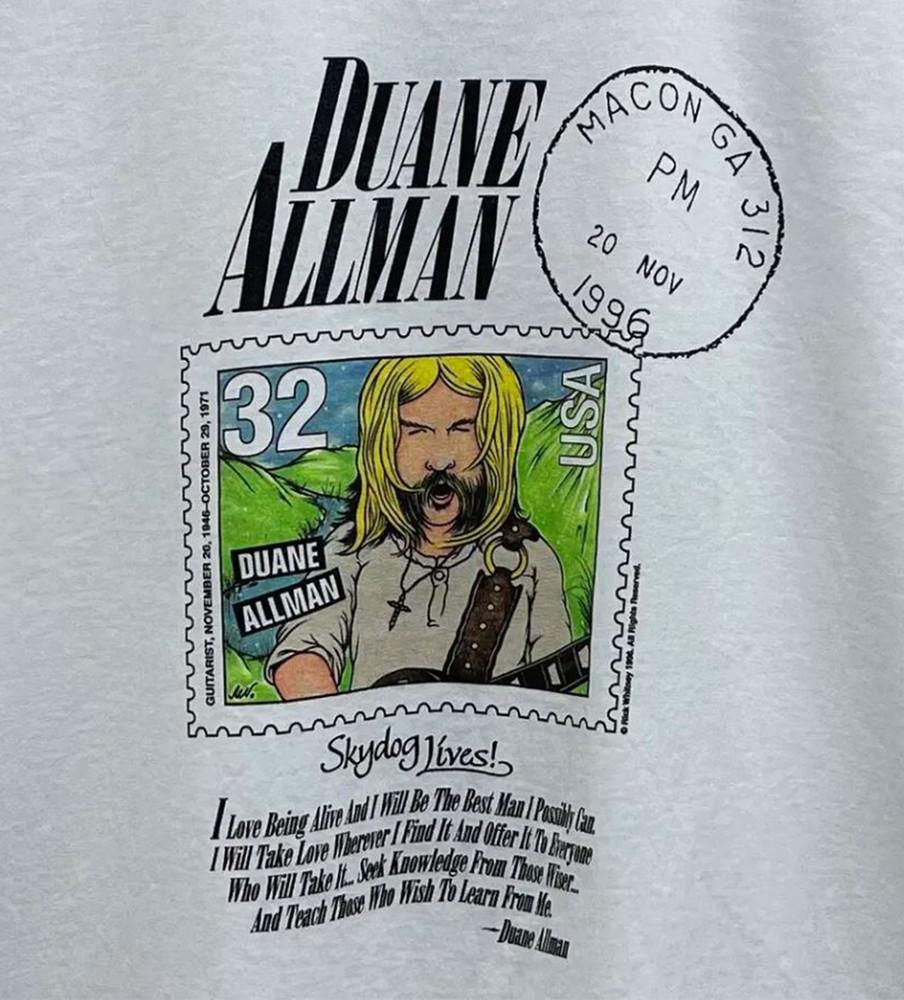 

SkyDog Live USA Tour Duane Allman Unisex T-Shirt Cotton Full Size QX325 Unisex T-Shirt XXXL