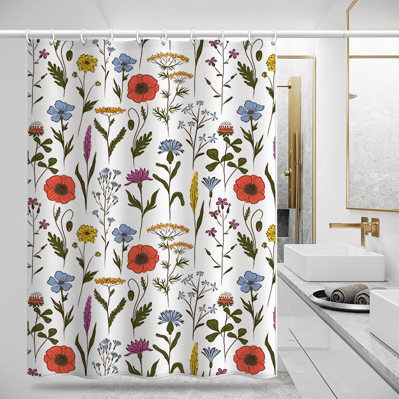 Zagęszczona wodoodporna kurtyna łazienkowa Odporna na pleśń Zasłona prysznicowa Zasłona prysznicowa Zasłona działowa Zasłona prysznicowa Zasłona łazienkowa Bez perforacji