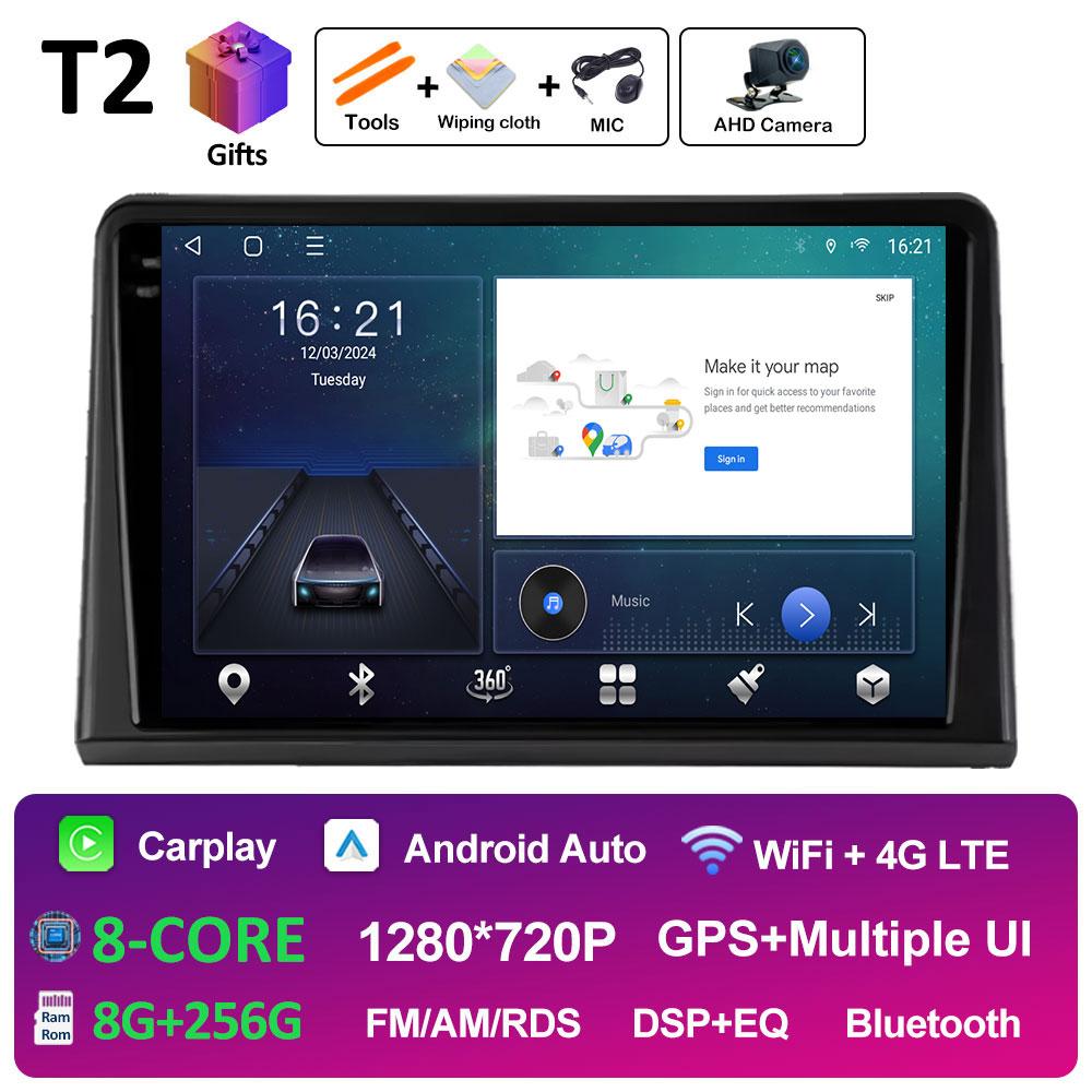 GPS Navigation Wireless Carplay For Renault Express 2021 2022 Android Auto WIFI Cooling Fan Bluetooth 2.5D Touch Screen No 2 Din