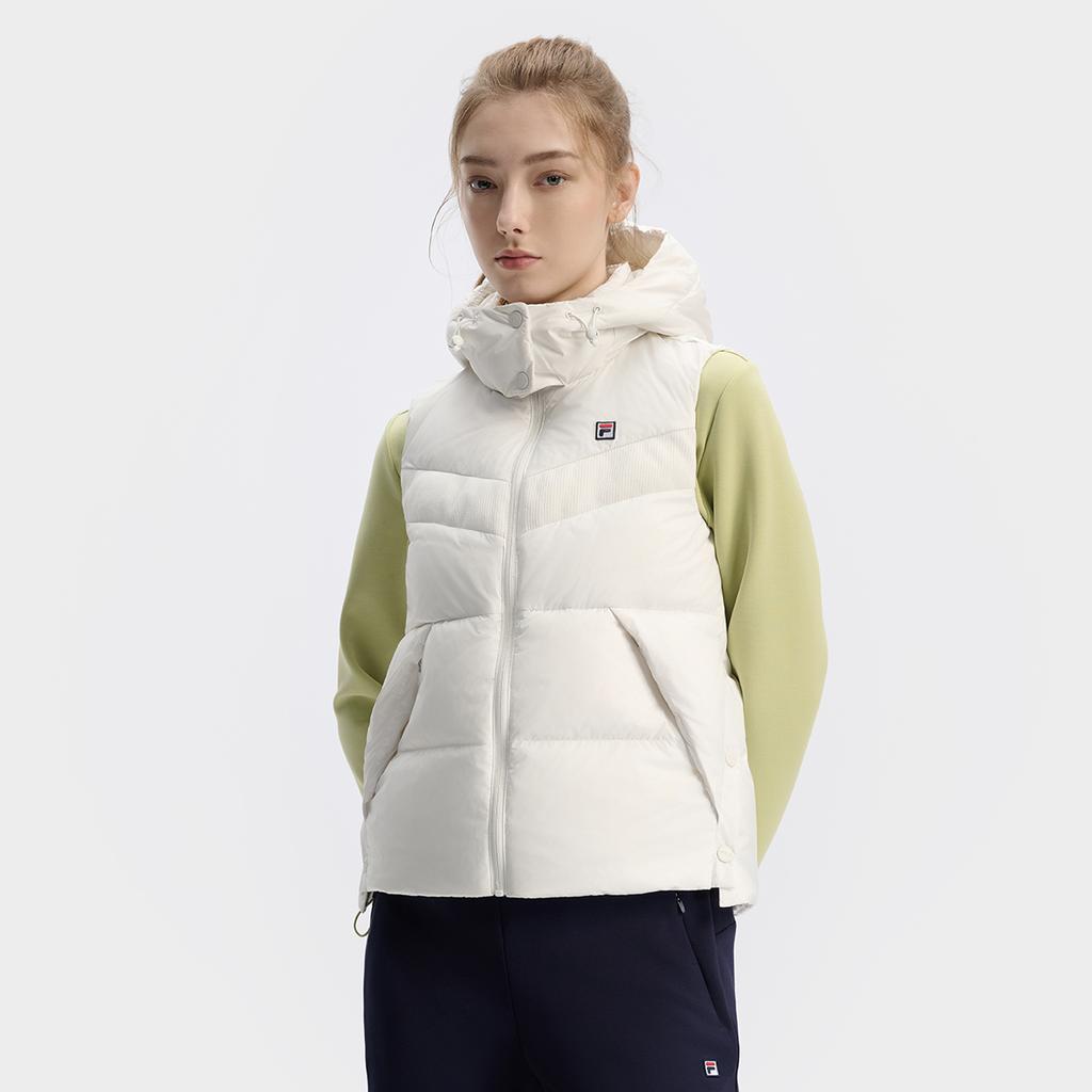 New FILA Vest Women's Starlight White A11W443901FWT