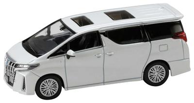 HJ64 Toyota Alphard Hybrid With Sunroof White Pearl Crystal Shine Finished Product 1/64 (H30W) /