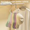 Hat Hook Hanger, Dormitory Duck Tongue Baseball Cap Storage Wonder, Home Anti-slip and Traceless Silk Scarf Hanger Storage Rack