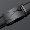 Stylish Automatic Buckle Black Belt For Young Men Casual Business Wear 105cm To 125cm