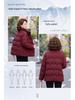 Women's Winter Cotton Jacket for Ages 40-60: Stand Collar, Short Style, Thickened for Warmth