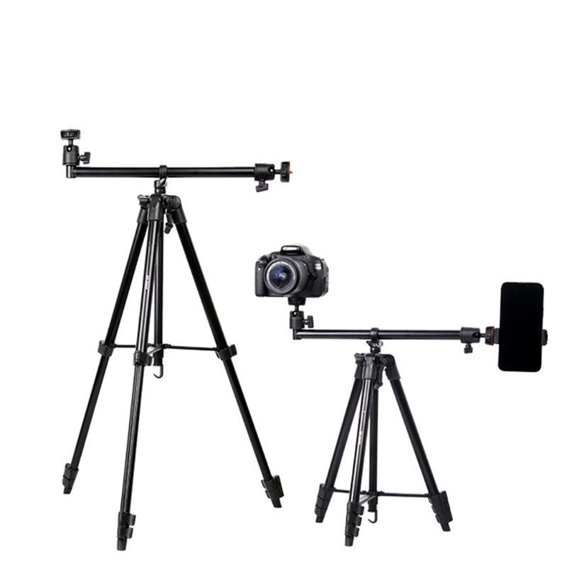 Trépied pour téléphone 133cm Trépied professionnel Design pliable pour enregistrement vidéo Appareil photo reflex numérique Support de photographie réglable