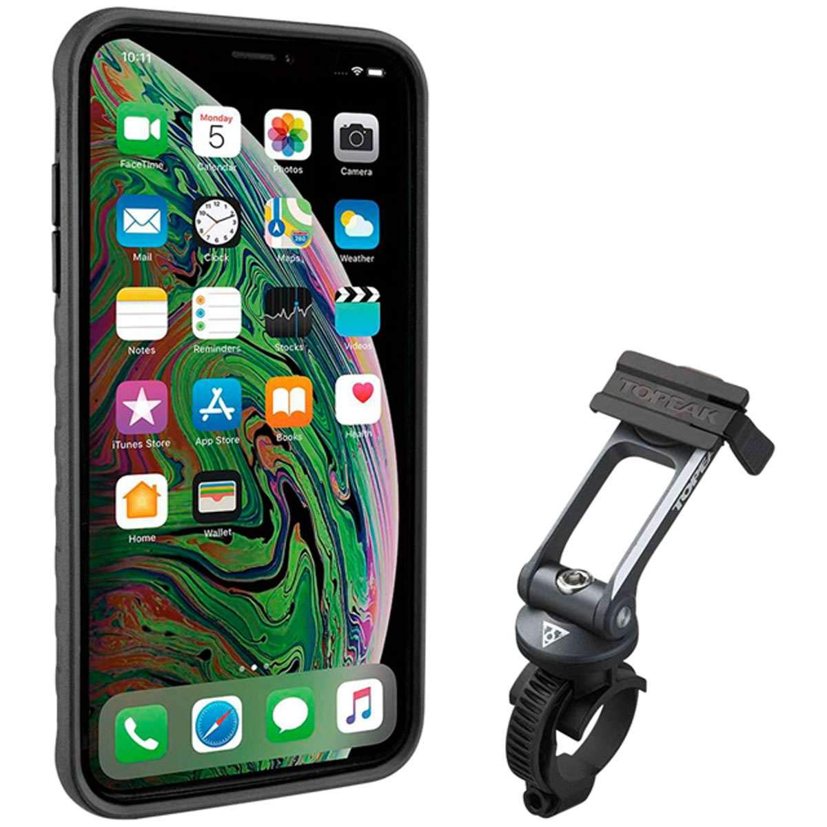 

Topeak Ride Case with Mount iPhone XS MAX - Compatible, Black/Gray чёрный