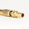 1 In-line Spray Gun with Adjustable Valve - Water Nozzle for Car Wash, Flower Watering and Lawn, Gold Metal Finish