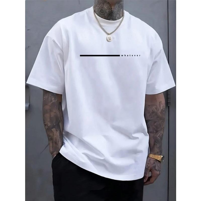Summer Round Neck 3D Print Top Fashionable Casual Short Sleeved Men's T-shirts