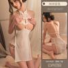 Erotic Underwear, Sexy embroidered lace, Seductive Cheongsam, Hot see-through uniform set, pajamas wholesale 8630