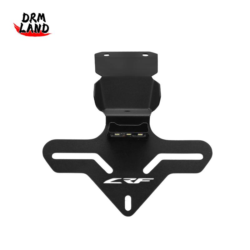 Motorcycle Rear Registration Bracket Tail Tidy License Plate Holder Frame LED Light CRF300L CRF 300 L Rally 2021-2024 For Honda
