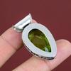 Faceted Peridot Pendant Gemstone Handmade Pendant 925 Sterling Silver Pendant Peridot Vintage Jewelry Latest Design Pendant Gifts For Friend