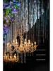 Seven-Color Transparent Crystal Bead Curtain for Wedding and Christmas Tree Decoration