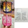 Hollow Lantern Box Stencil Carbon Steel Stencil Lantern Metal Cutting Dies Stencils Paper Card Greeting Card Stencil