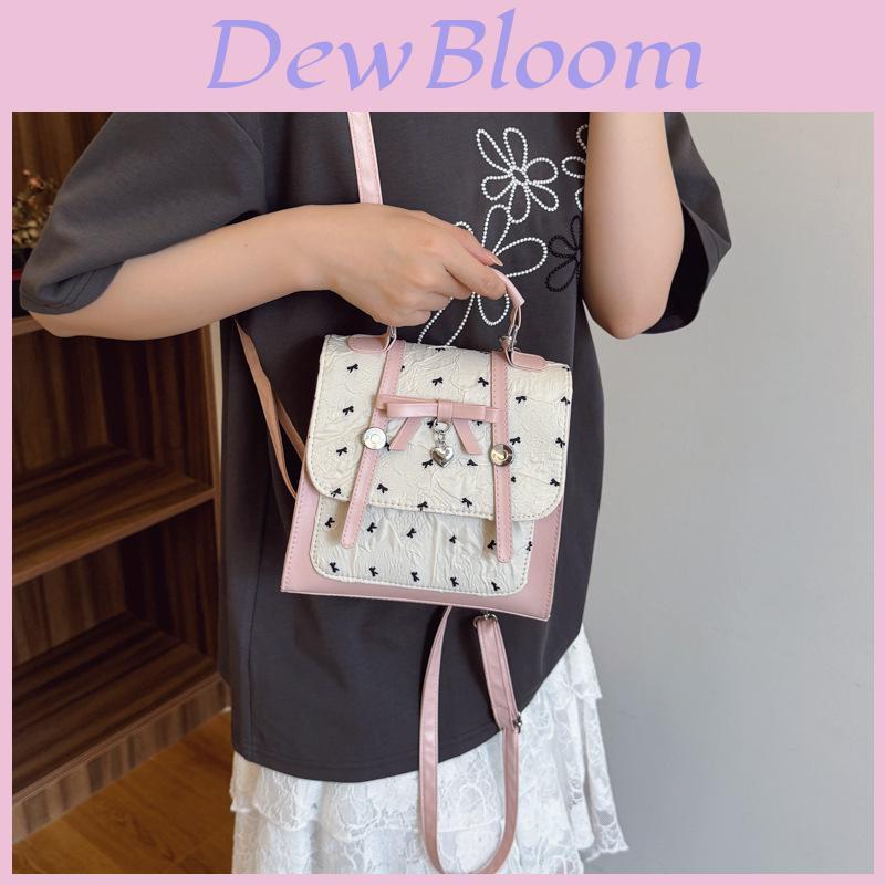 Pu Material Casual Backpack With Inner Phone Pocket For Daily Use