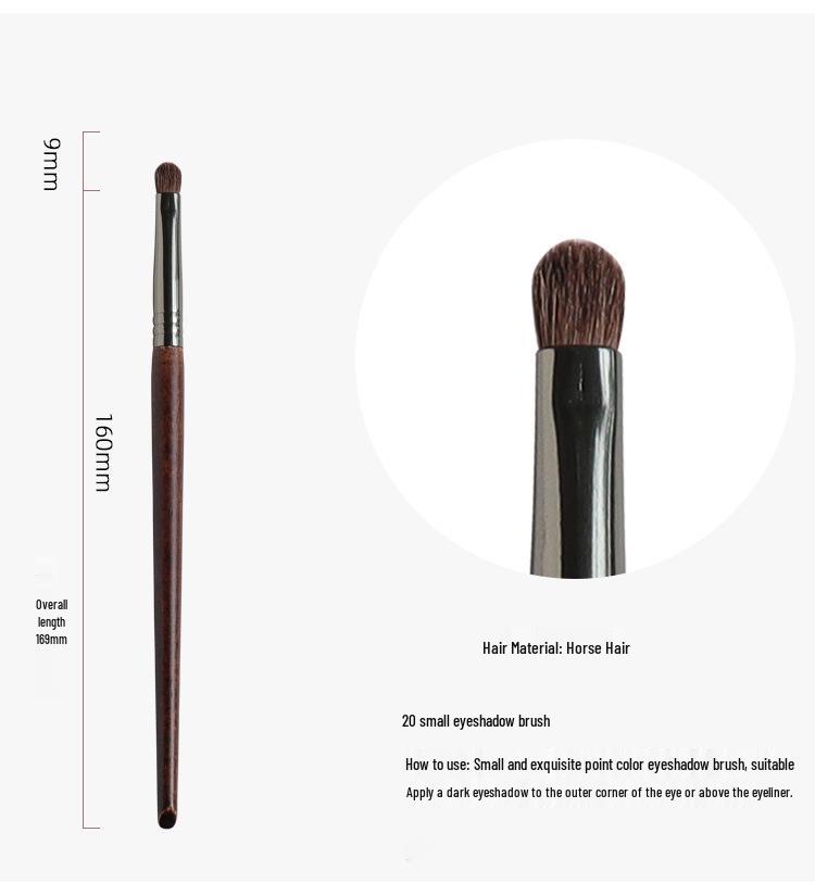 Wool Highlighting Makeup Brush Set - 24 Pieces: Includes MUF Series Concealer & Loose Powder Brushes