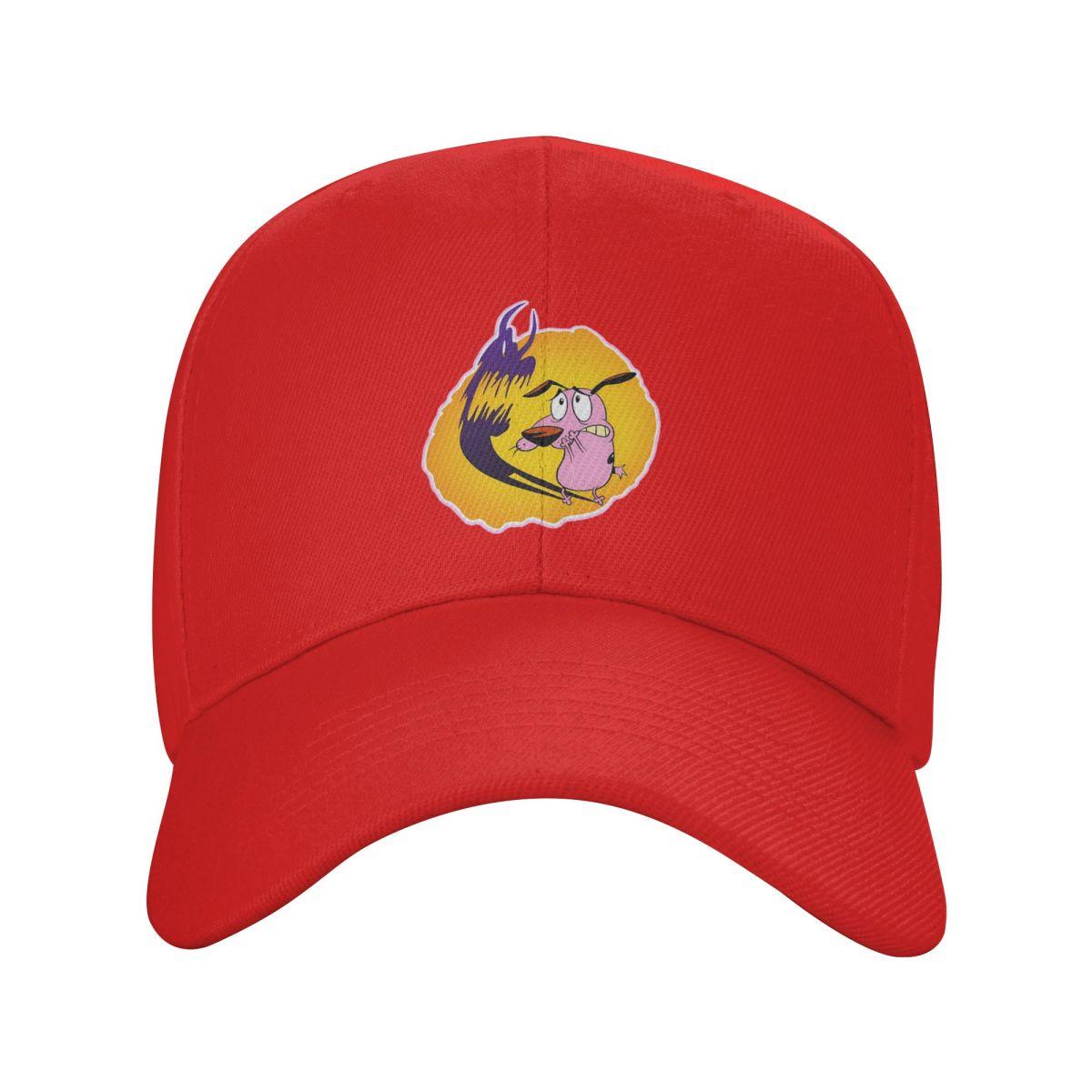 

Cowardly Dog Courage Cartoon Baseball Caps Fashion Men Women Hats Outdoor Cap Sports Baseball Hat Casquette One Size