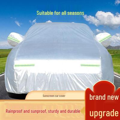 Universal Four-Season Car Cover: Sun, Rain & Heat Protection, Thickened Full Exterior Shield