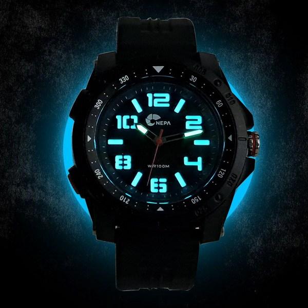 Nepa LED Light Illuminated Luminous Student Men's Sports Watch,Korean Popular Watches