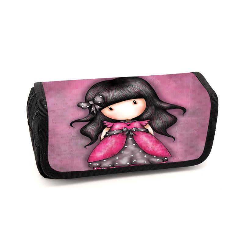 Gorjuss santoro peripheral animation backpack men and women pencil bag meal bag satchel