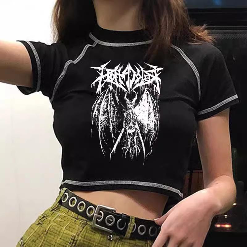 New Cartoon Fun Fashion Printing T-shirt Spoof Personality T-shirt Short-sleeved Clothes Female Trend