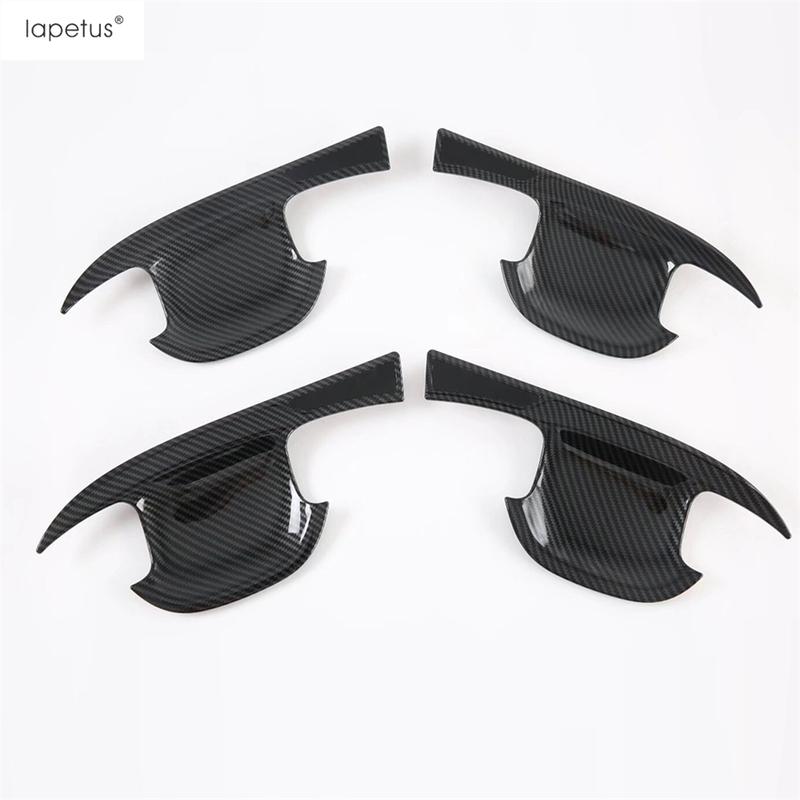 Car Rearview Mirror Shell / Door Handle Bowl Cover Trim For Kia Sorento MQ4 ABS Chrome / Carbon Fiber Accessories