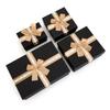 Valentine's Day Luxury Black Gift Box - Elegant Packaging for Birthdays & More