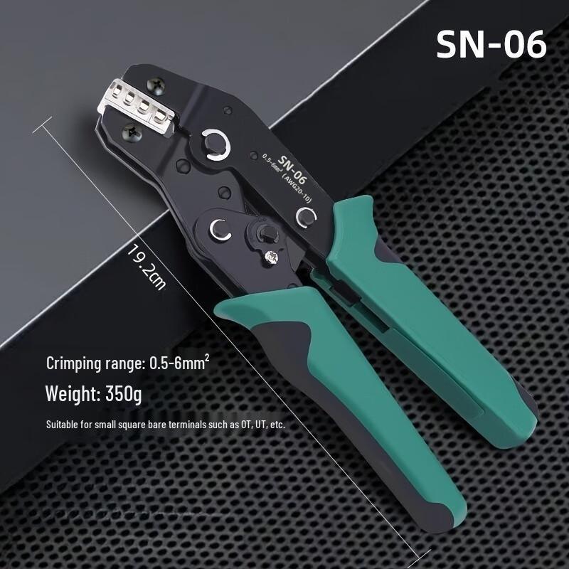 Ratchet Crimping Pliers Tool CN plug (adapter included)