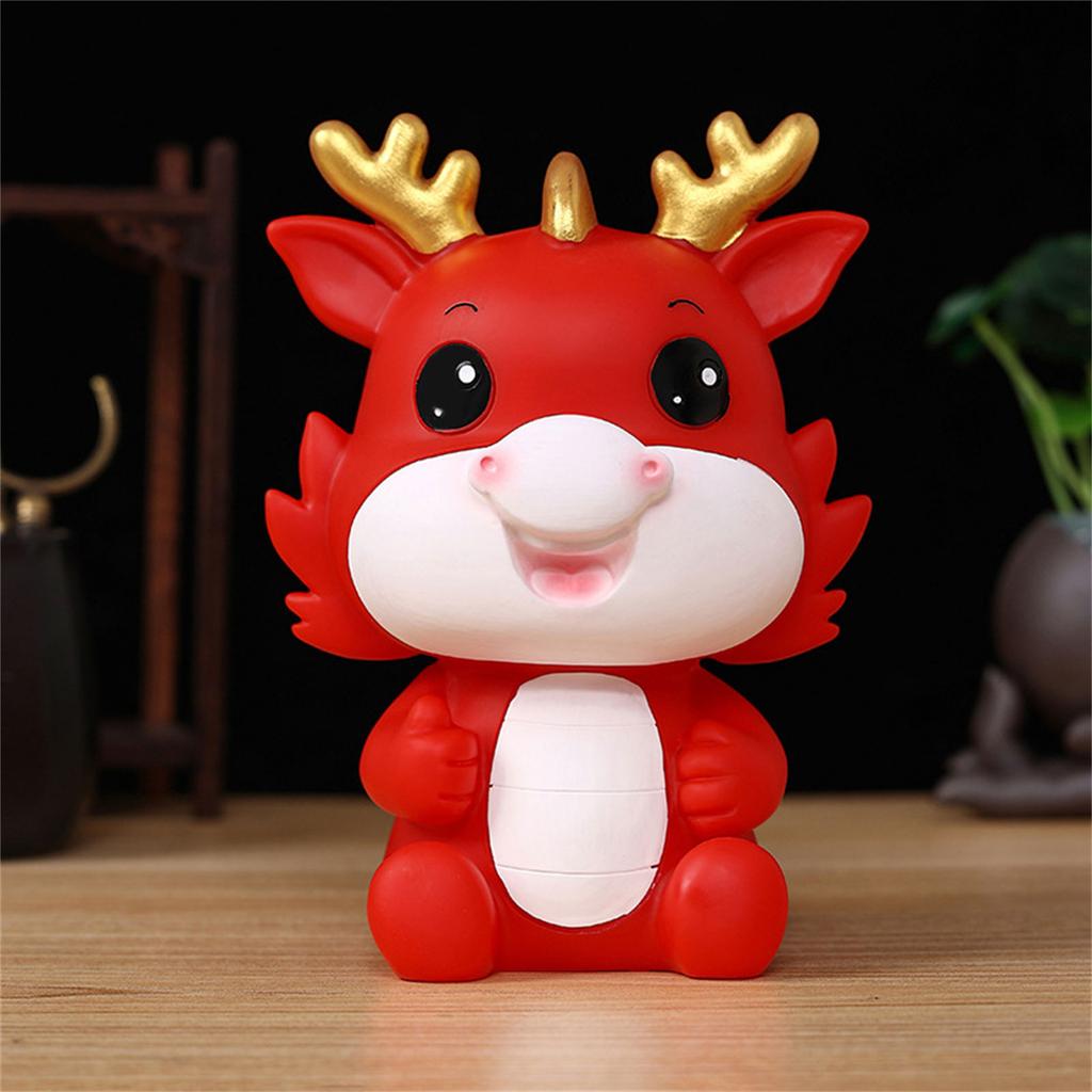 Stylish Dragon Piggy Banks Save Money Organization Box Household Decor for School Office Bedroom Dormitory Container