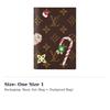 LOUIS VUITTON Leather Trim Wallet, Passport Holder Women's Brown M12219
