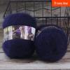 Silk Angora Mohair Fine Wool Yarn - 42g for Crochet Shawls, Scarves, Neck Warmers, and Sweaters.
