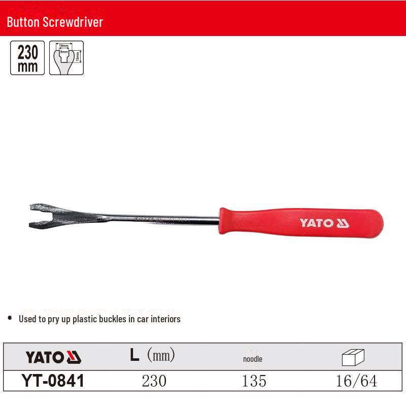 YATO Car Door Panel Pry Tool for Plastic Clips and Buckles