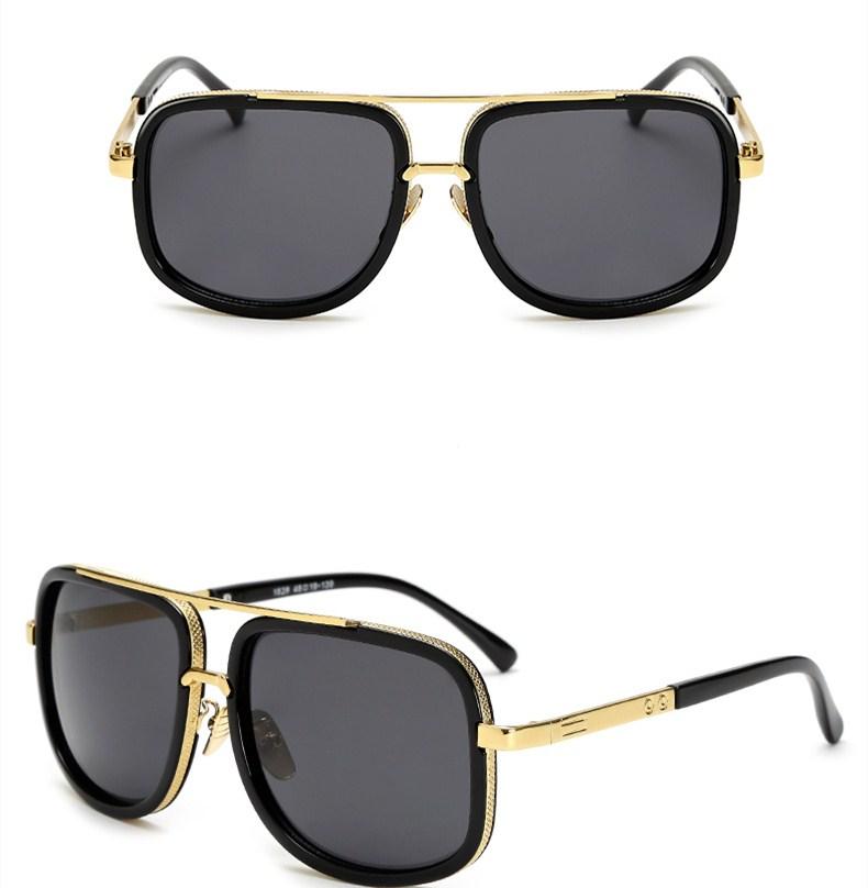 Retro Fashion Metal Leg Sunglasses for Outdoor Wear