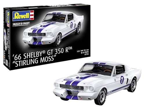 Niemiecki Revell 1/24 '66 Shelby GT 350R Stirling Moss Model Plastikowy 07736 (Samochód)