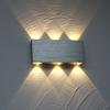 LED Indoor Brushed Gold and Silver Wall Lamp   Modern Minimalist Style Bedroom Living Room Corridor Study Room Decoratio