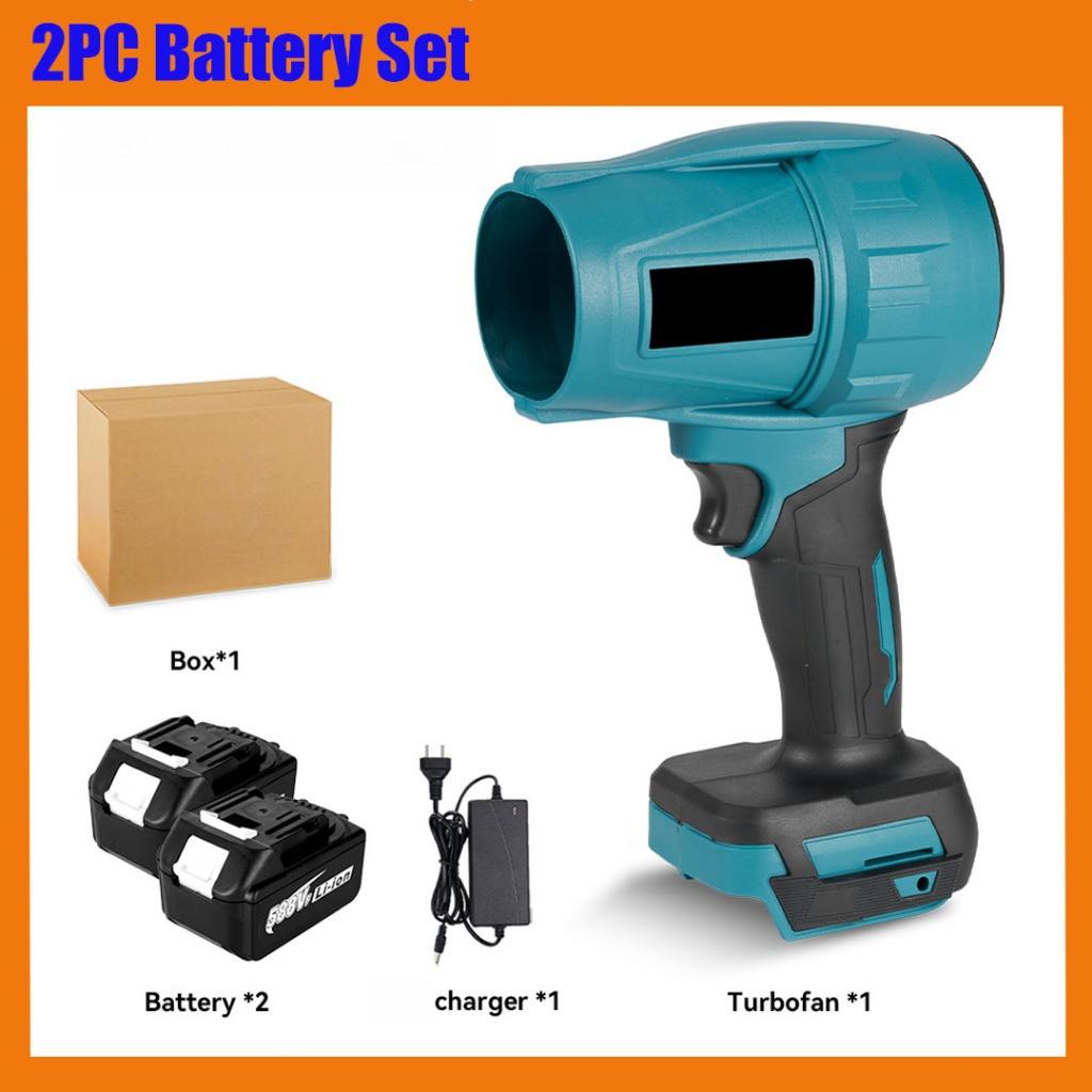 128000RPM Brushless Electric Air Blower Handheld Turbo Blower Cordless Portable Dust Snow Sweeper Tool