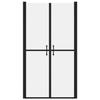 Porte de douche - ESG - Coulissante - Noir mat - Verre de sécurité - 190 cm x (83-86) cm