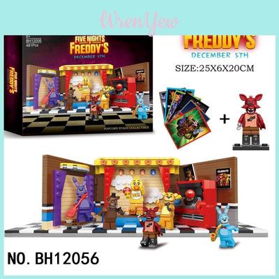 Five Nights At Freddys Building Blocks Toy Scene Kit With Diy Figures For Kids And Creative Construction