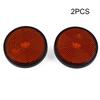 High-Visibility Circular Reflector for Trucks and Trailers - Pack of 2