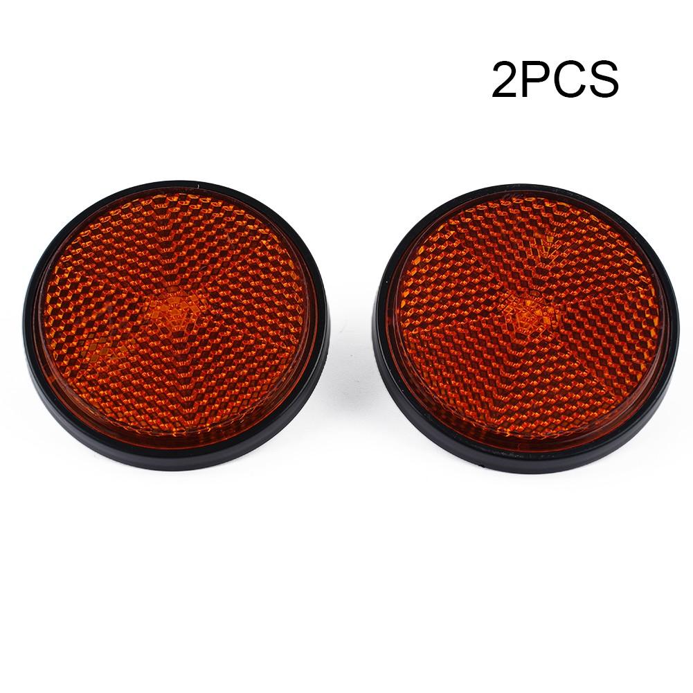 High-Visibility Circular Reflector for Trucks and Trailers - Pack of 2