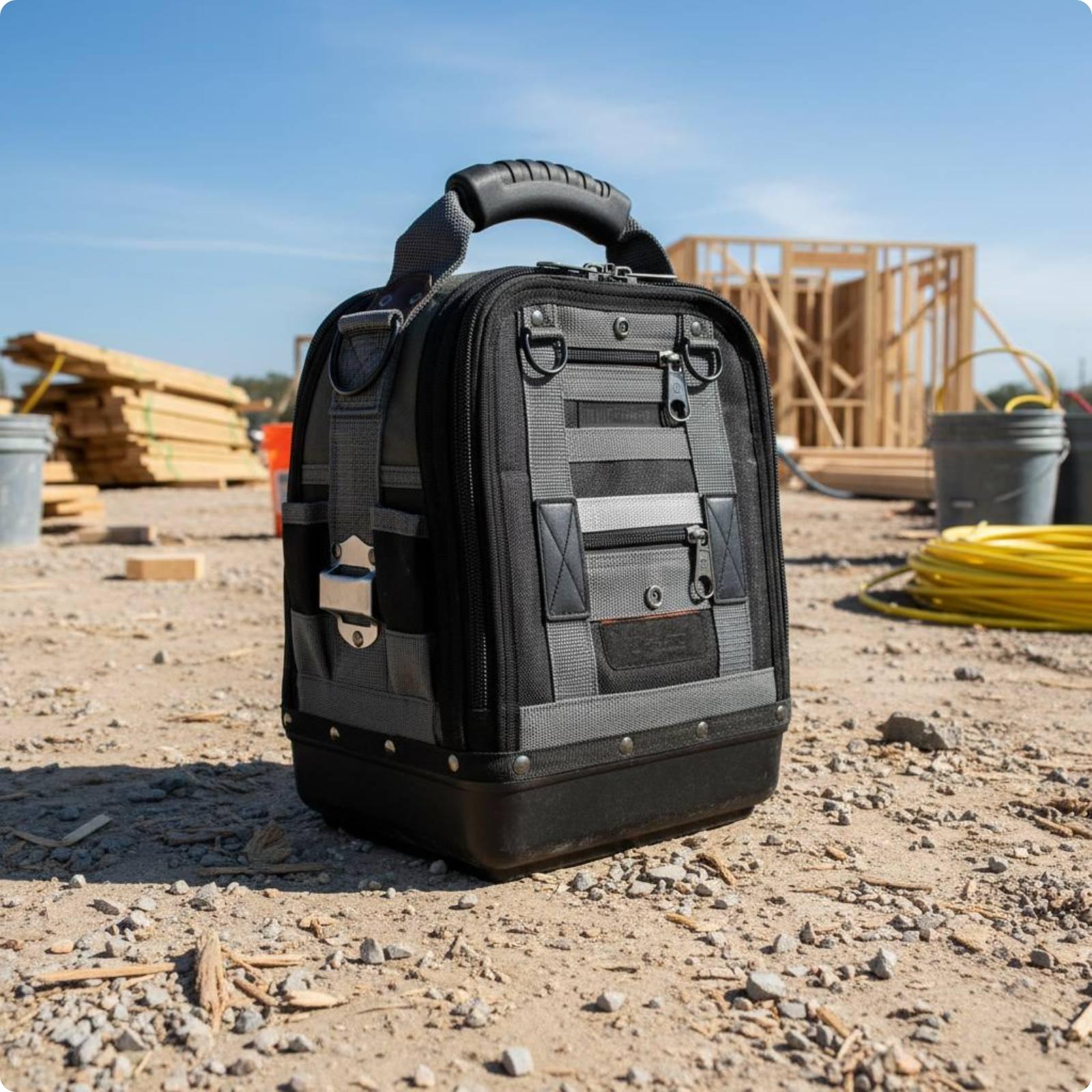 Multi Pocket Tool Bag Long-Lasting Zippered