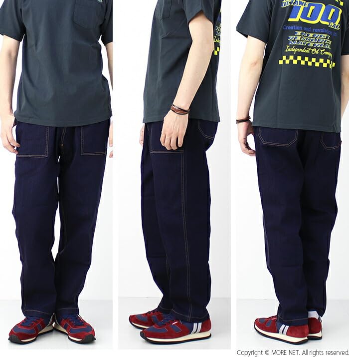 Gramicci Stretch Denim Loose Tapered Ridge Hose | Stretch Denim Loose Tapered Ridge Hose, Größe S: Dunkel Gebraucht