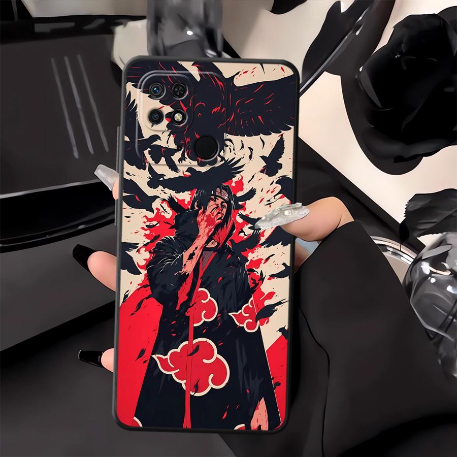 Anime N-NARUTOS Black Soft Phone Cover Case for Xiaomi Redmi 14C A3 A1 A2 Plus 12C A4 9 K40 K80 Pro 13C A5 10